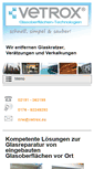 Mobile Screenshot of glaskratzer-vetrox.de